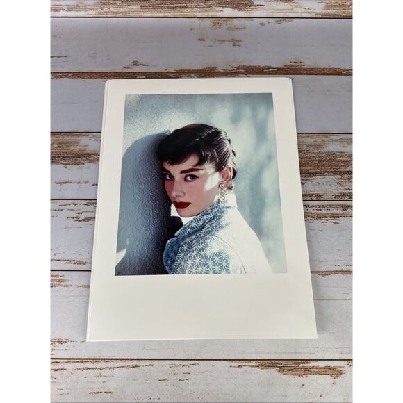 Audrey Hepburn Portraits of A Style Icon 8 Varnished Art Prints & Folio 12"x16" - Picture 8 of 10